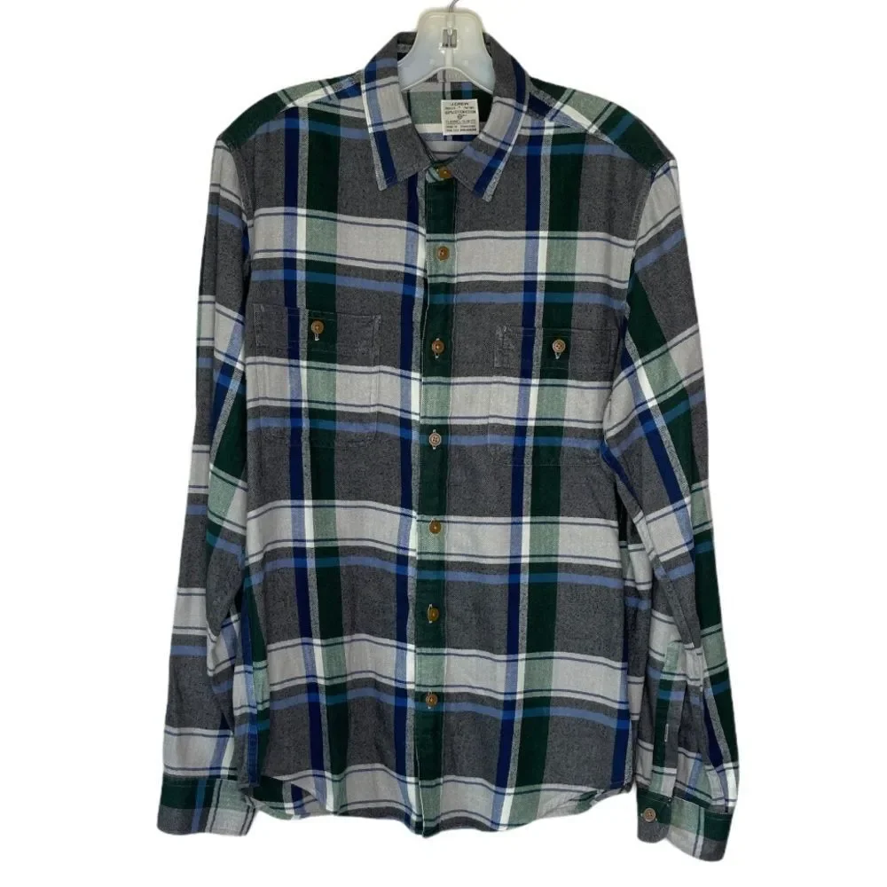 J. Crew Plaid Dress‎ Shirt